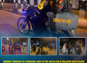 Sinergi Tangguh di Lapangan, Den 45 PRC Batalyon B Pelopor dan Polres Baubau Gelar Patroli Gabungan