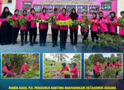 Bhayangkari Detasemen Gegana Satbrimob Polda Sulawesi Tenggara Sukses Panen P2L, Perkuat Ketahanan Pangan