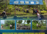 Danyon B Pelopor Turun Langsung, Brimob Bersama Lurah dan Warga Kurvei di Benteng Keraton Buton