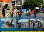 Personel Batalyon C Pelopor Satbrimob Polda Sultra Intensifkan Patroli dan Siaga Menjelang Berbuka Puasa di Lasusua Kolaka Utara