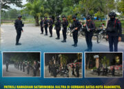 Patroli Ramadhan Satbrimobda Sultra di Gerbang Batas Kota Ranometo, Perkuat Keamanan dan Berikan Imbauan Kamtibmas kepada Masyarakat