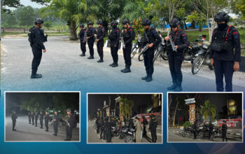 Patroli Ramadhan Satbrimobda Sultra di Gerbang Batas Kota Ranometo, Perkuat Keamanan dan Berikan Imbauan Kamtibmas kepada Masyarakat