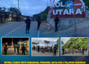 Patroli Subuh KRYD Ramadhan, Personel Batalyon C Pelopor Hadirkan Rasa Aman di Kolaka Utara