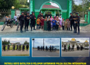 Patroli KRYD Batalyon B Pelopor Satbrimob Polda Sultra Intensifkan Pengamanan Jelang Berbuka Puasa di Batauga