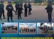 Patroli KRYD Ramadhan, Batalyon B Pelopor Satbrimob Polda Sultra Tingkatkan Keamanan Jelang Berbuka di Pantai Boti Batauga