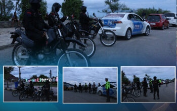 Patroli Subuh Ramadhan, Personel Batalyon C Pelopor Satbrimob Polda Sultra Jaga Kamtibmas di Kawasan By Pass Lasusua