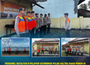 Personel Batalyon B Pelopor Satbrimob Polda Sultra Siaga Penuh di Posko SAR, Tingkatkan Kesiapsiagaan Hadapi Potensi Bencana