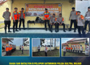 Siaga SAR Batalyon B Pelopor Satbrimob Polda Sultra, Wujud Kesiapsiagaan Hadapi Potensi Bencana di Lakambau Batauga