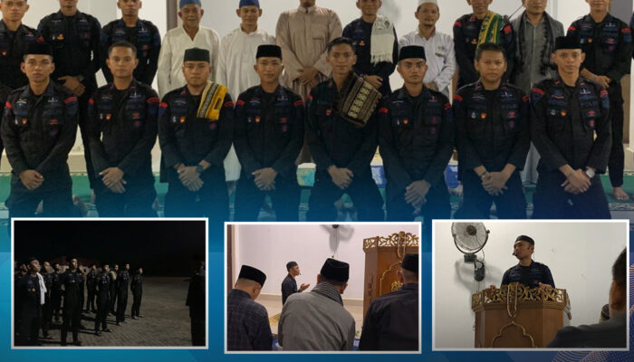 Tarawih Kamtibmas Batalyon A Pelopor Satbrimob Polda Sultra di Masjid Fistabiqul Khaerat, Wujud Nyata Kehadiran Polri di Tengah Masyarakat