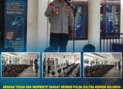 Arahan Tegas dan Inspiratif Dansat Brimob Polda Sultra kepada Bintara Remaja Satbrimob Polda Sultra