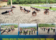 Personel Batalyon C Pelopor Laksanakan Binsik di Tempat, Tingkatkan Kesiapan dan Disiplin