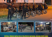 Patroli Presisi Batalyon B Pelopor di Batauga, Wujud Nyata Jaga Stabilitas Kamtibmas