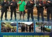 Patroli Gegana di Objek Wisata Air Mantara, Amankan Libur Lebaran dalam Ops Ketupat Anoa 2026