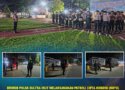 Brimob Polda Sultra Gelar Patroli Cipta Kondisi (KRYD) Jaga Stabilitas Kamtibmas