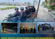 Personel Batalyon A Pelopor Satbrimob Polda Sultra Intensifkan Patroli KRYD dan Stand By di Titik Rawan Kota Kendari Selama Ramadan