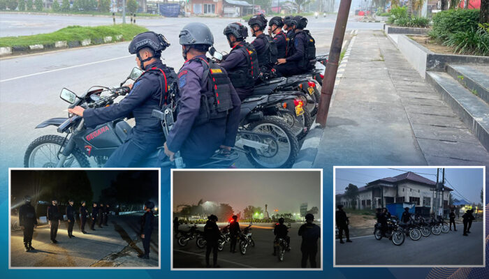 Personel Batalyon A Pelopor Satbrimob Polda Sultra Intensifkan Patroli KRYD dan Stand By di Titik Rawan Kota Kendari Selama Ramadan