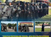 Tingkatkan Profesionalisme Personel, Batalyon B Pelopor Satbrimob Polda Sultra Gelar Latihan PHH dan Anti Anarkis