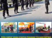 Patroli Komposit Gegana Brimob Polda Sultra Intensifkan Pengamanan Titik Rawan Kamtibmas dalam Ops Ketupat Anoa 2026 di Wilkum Polresta Kendari