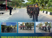 Personel Batalyon A Pelopor Satbrimob Polda Sultra Laksanakan Patroli Subuh Ramadhan di Wilayah Hukum Polres Kendari
