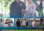 Tingkatkan Profesionalisme, Wakapolda Sultra Pimpin Latihan Menembak di Lapangan Tembak Ade Yahya Satbrimob Polda Sultra