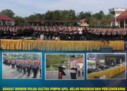 Dansat Brimob Polda Sultra Pimpin Apel Gelar Pasukan dan Perlengkapan SAR, Pastikan Kesiapsiagaan Personel Hadapi Potensi Bencana