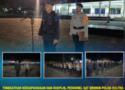 Tingkatkan Kesiapsiagaan dan Disiplin, Personel Sat Brimob Polda Sultra Laksanakan Apel Malam