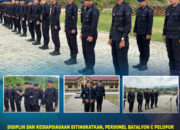 Disiplin dan Kesiapsiagaan Ditingkatkan, Personel Batalyon C Pelopor Satbrimob Polda Sultra Gelar Apel Pagi