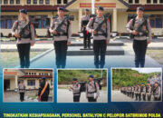 Tingkatkan Kesiapsiagaan, Personel Batalyon C Pelopor Satbrimob Polda Sultra Laksanakan Apel Siaga