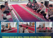 Pembinaan Rohani dan Mental, Personel Batalyon C Pelopor Satbrimob Polda Sultra Perkuat Integritas dan Profesionalisme