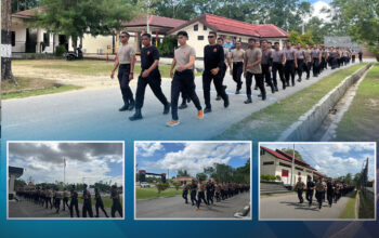 Personel Sat Brimob Polda Sultra Intensifkan Kemampuan Fisik Melalui Kegiatan Binsik Siang