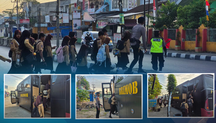 Brimob Hadir untuk Negeri: Layanan Bus Sekolah Gratis Bantu Pelajar Raih Masa Depan