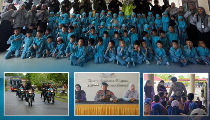 Tanamkan Edukasi Sejak Dini, TK Al Kautsar dan TK Al Insyrah Laksanakan Kunjungan Pembelajaran ke Satuan Brimob Polda Sultra