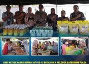 Hari Ketiga Pasar Murah HUT ke-13 Batalyon A Pelopor Satbrimob Polda Sultra, Wujud Nyata Kepedulian kepada Masyarakat