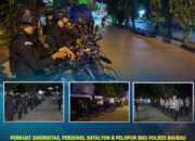 Perkuat Sinergitas, Personel Batalyon B Pelopor BKO Polres Baubau Gelar Patroli Gabungan Jaga Kamtibmas