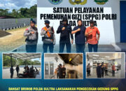 Dansat Brimob Polda Sultra Laksanakan Pengecekan Gedung SPPG, Pastikan Kesiapan Sarana dan Prasarana
