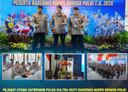 Pejabat Utama Satbrimob Polda Sultra Ikuti Rakernis Korps Brimob Polri T.A. 2026 di Mako Korps Brimob Depok