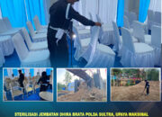 Sterilisasi Jembatan Dhira Brata Polda Sultra, Upaya Maksimal Pengamanan Kunjungan Kerja Wakapolri di Kolaka