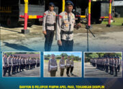 Danyon B Pelopor Pimpin Apel Pagi, Tekankan Disiplin dan Profesionalisme Personel