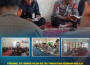 Personel Sat Brimob Polda Sultra Tingkatkan Keimanan Melalui Kegiatan Pembinaan Rohani dan Mental