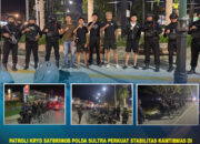 Patroli KRYD Satbrimob Polda Sultra Perkuat Stabilitas Kamtibmas di Wilayah Hukum Polres Kendari