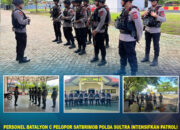 Personel Batalyon C Pelopor Satbrimob Polda Sultra Intensifkan Patroli Operasi Pekat di Wilayah Hukum Polres Kolaka