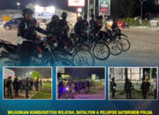 Wujudkan Kondusifitas Wilayah, Batalyon A Pelopor Satbrimob Polda Sultra Gelar Patroli Skala Besar di Kendari