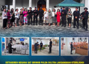 Detasemen Gegana Sat Brimob Polda Sultra Laksanakan Sterilisasi Gereja Jelang Perayaan Kenaikan Isa Almasih di Kota Kendari