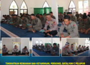 Tingkatkan Keimanan dan Ketakwaan, Personel Batalyon C Pelopor Satbrimob Polda Sultra Laksanakan Binrohtal di Masjid Al-Ikhlas