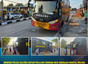 Brimob Polda Sultra Antar Pelajar dengan Bus Sekolah Gratis, Wujud Nyata Kepedulian terhadap Dunia Pendidikan