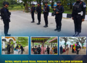 Patroli Wisata Akhir Pekan, Personel Batalyon A Pelopor Satbrimob Polda Sultra Perkuat Kamtibmas di Sejumlah Destinasi Kota Kendari