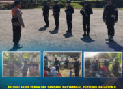 Patroli Akhir Pekan dan Sambang Masyarakat, Personel Batalyon B Pelopor Satbrimob Polda Sultra Perkuat Kamtibmas di Buton Selatan