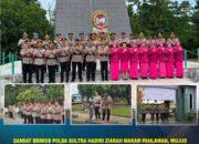 Dansat Brimob Polda Sultra Hadiri Ziarah Makam Pahlawan, Wujud Penghormatan dan Pengabdian dalam Rangka Hari Bhayangkara ke-80
