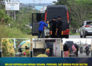 Wujud Kepedulian kepada Sesama, Personel Sat Brimob Polda Sultra Gelar Jumat Berkah dengan Membagikan Sembako kepada Masyarakat Kurang Mampu di Kota Kendari