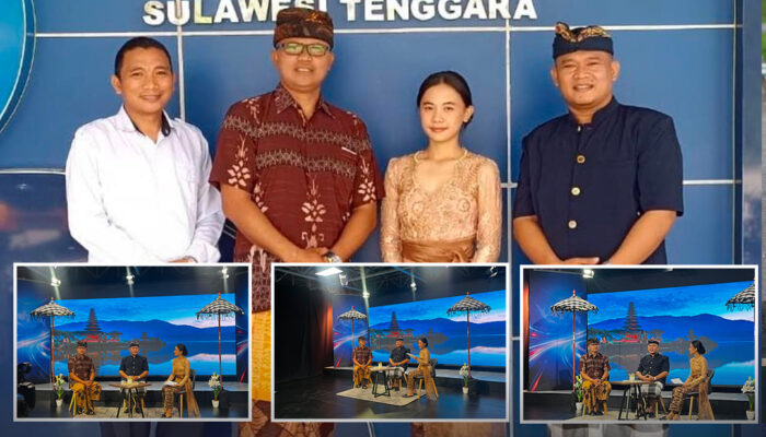 Plh. Kabag Ops Sat Brimob Polda Sultra Jadi Narasumber Mimbar Agama Hindu di TVRI Sulawesi Tenggara, Sampaikan Pesan Moderasi dan Nilai-Nilai Dharma